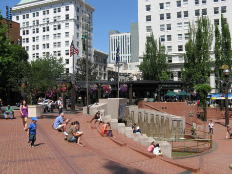 Pioneer Square in Portland OR